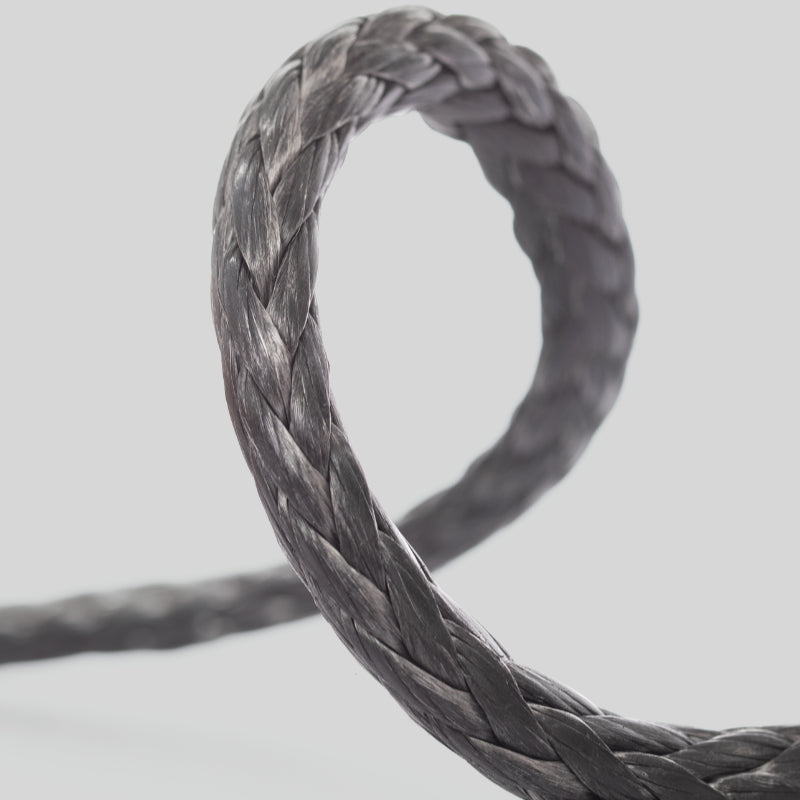 Gray Net Rope Dyne K® Dyneema® SK78 Single Braid Rope – Gray | Kaya Ropes – Kaya ...