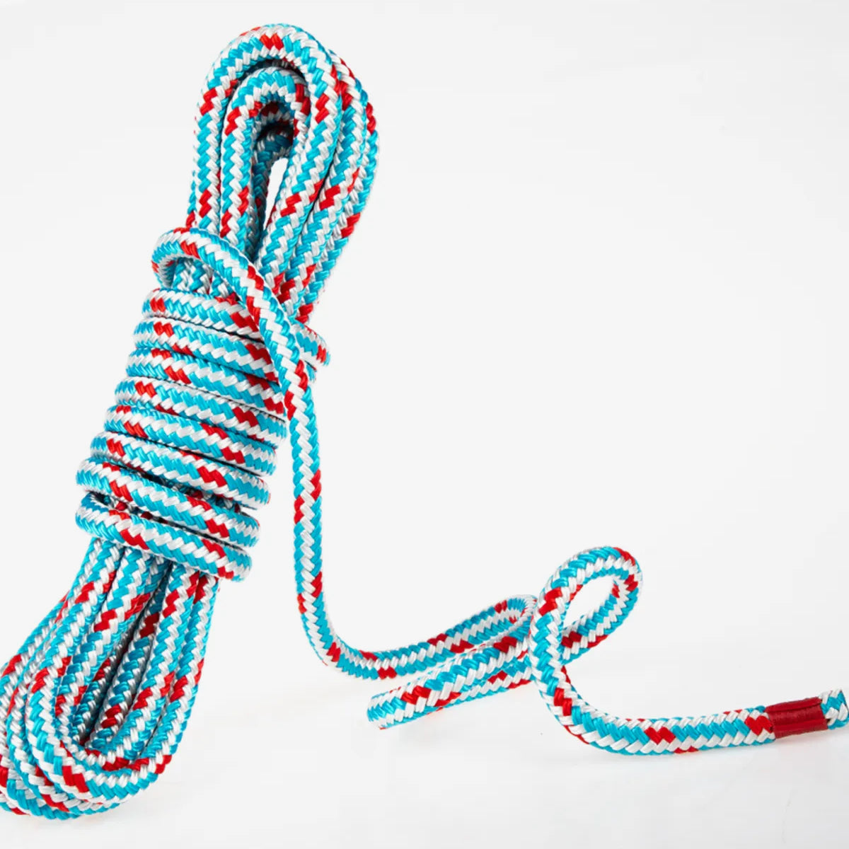 Lupa® Vipera premium 3-color nylon dock line with carry bag, offering superior elasticity, shock absorption, and durability for secure boat docking.