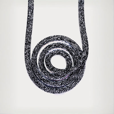 Lupes® LS Mix | Low-Stretch Double Braided HT Polyester (Black/White)