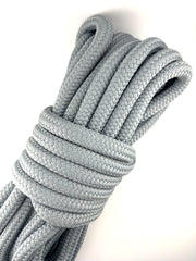 Lupes® Vipera premium military gray dock line with carry bag, made from durable HT polyester for secure and reliable boat docking.