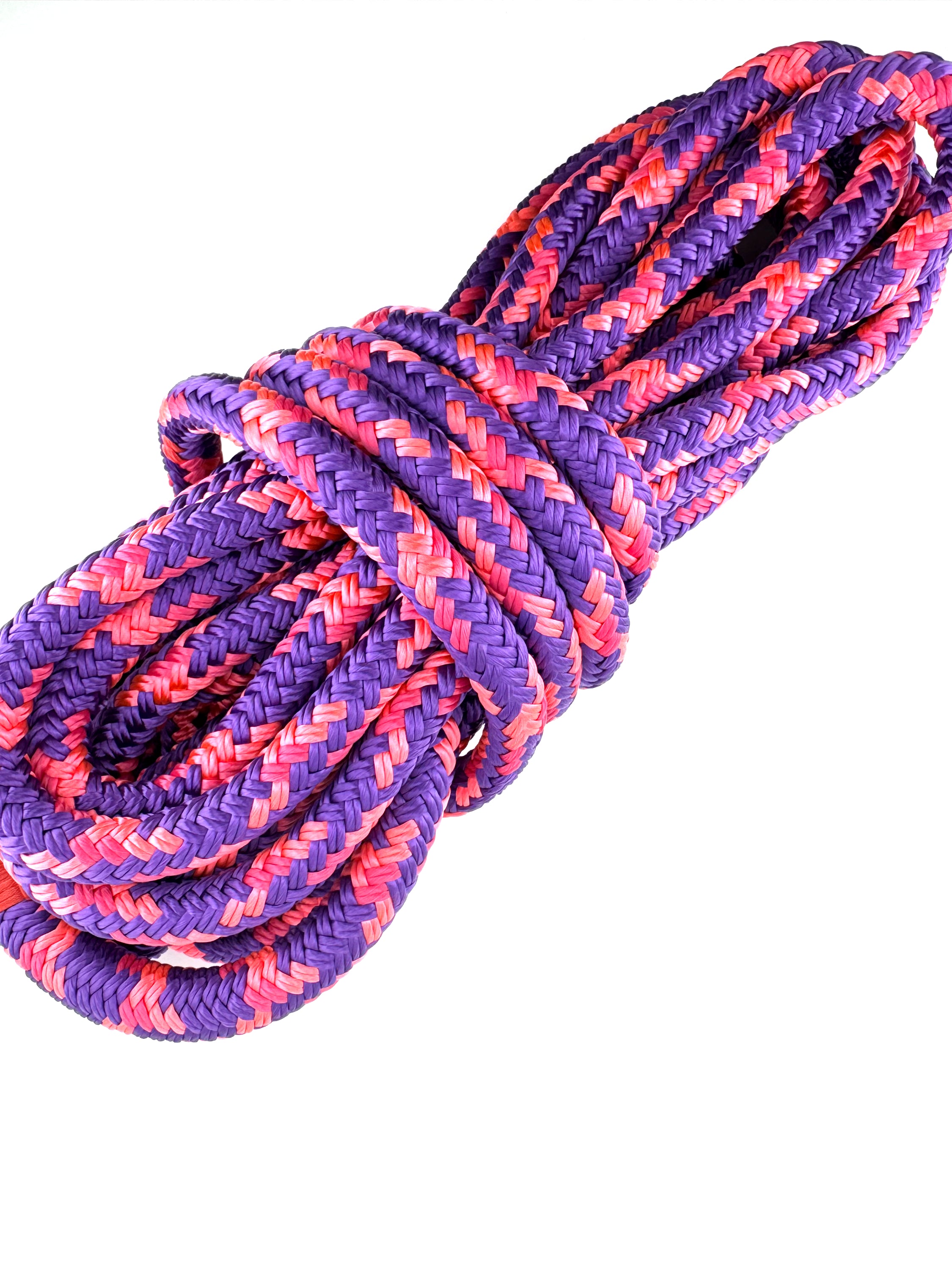 Lupes® Vipera premium purple dock line with carry bag, made from durable HT polyester for secure and reliable boat docking.