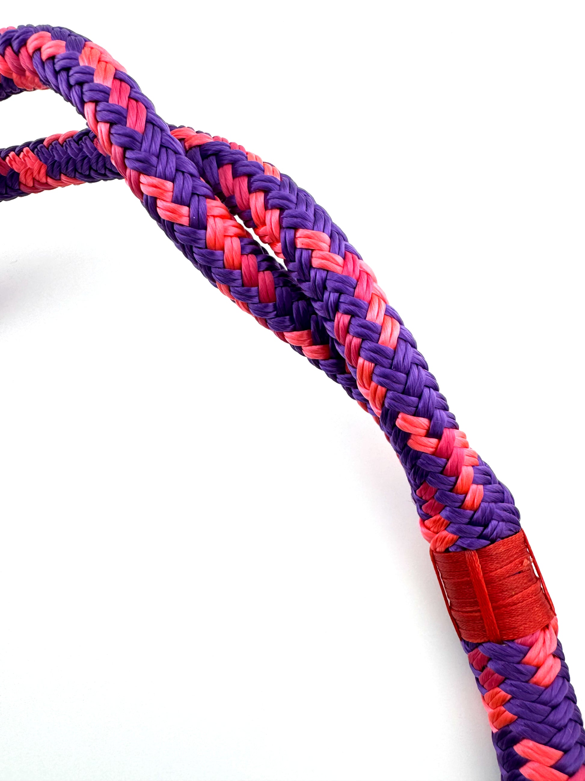 Lupes® Vipera premium purple dock line with carry bag, made from durable HT polyester for secure and reliable boat docking.