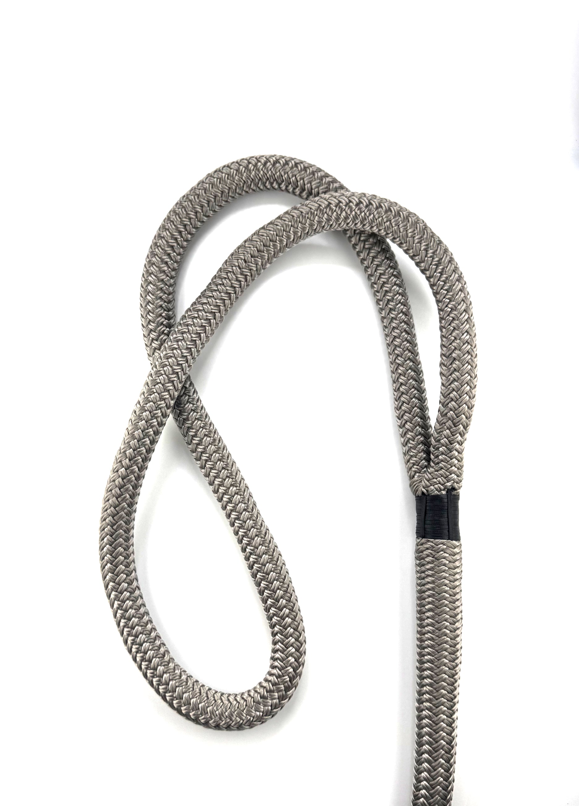 Lupes® Vipera premium silver dock line with carry bag, made from durable HT polyester for secure and reliable boat docking.