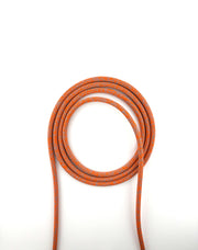 Storm D Pro® Mix orange and gray performance rope featuring a Dyneema® core with high-tenacity polyester cover for superior strength and low stretch.