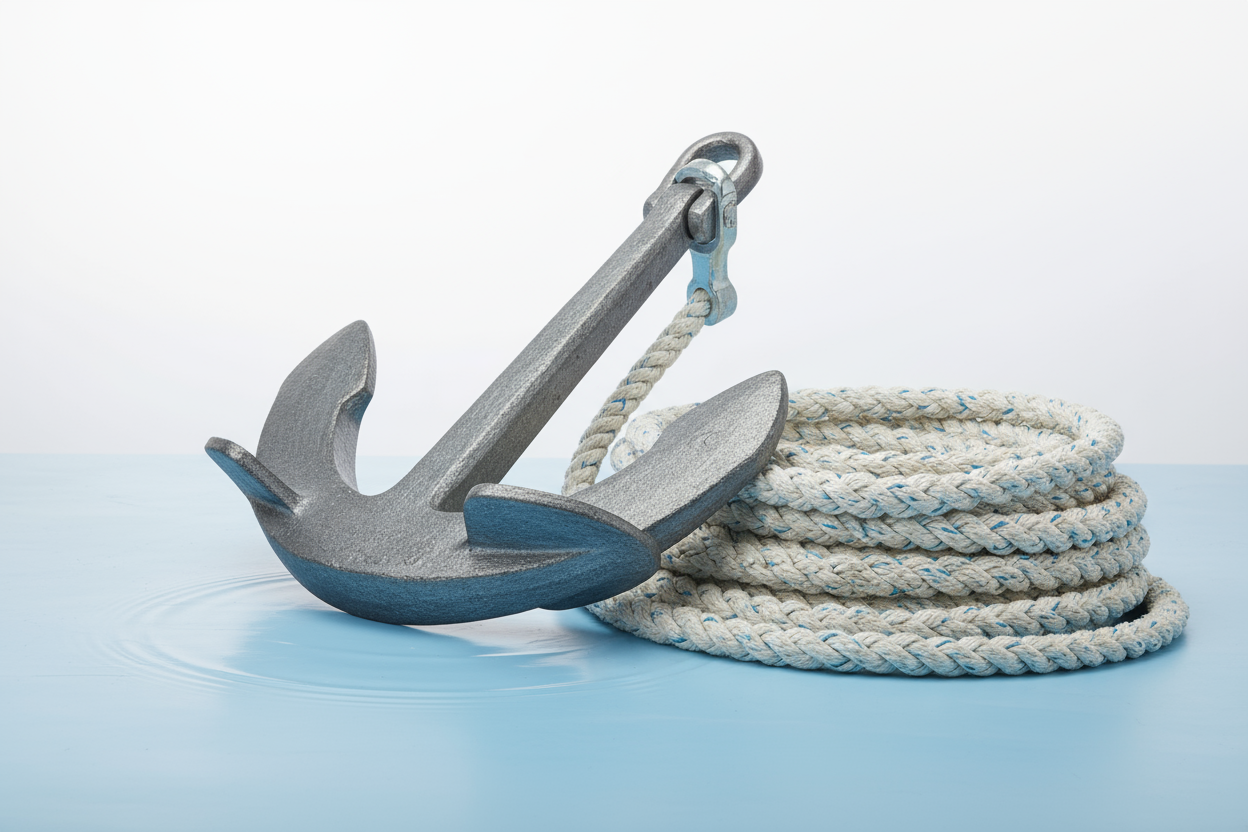 create an image for anchor and mooring